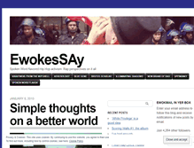 Tablet Screenshot of ewokessay.com